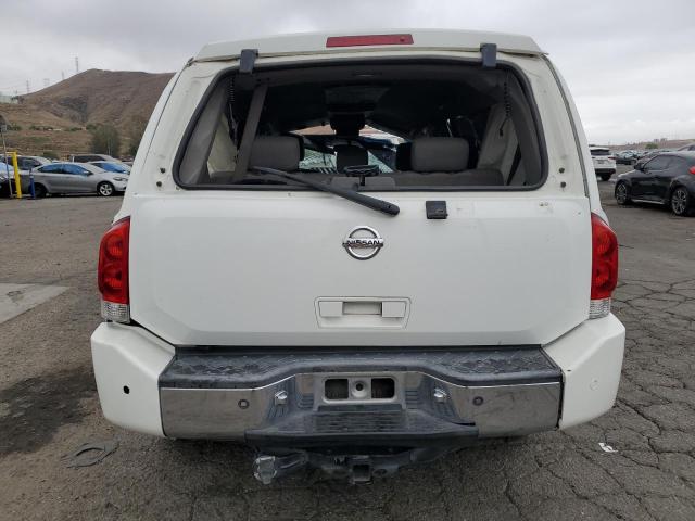 5N1AA08A25N735857 - 2005 NISSAN ARMADA SE WHITE photo 6