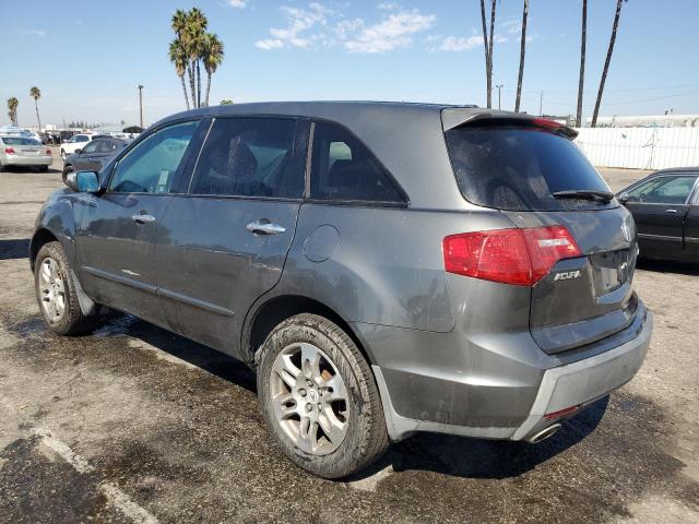 2HNYD28318H505743 - 2008 ACURA MDX TECHNOLOGY GRAY photo 2