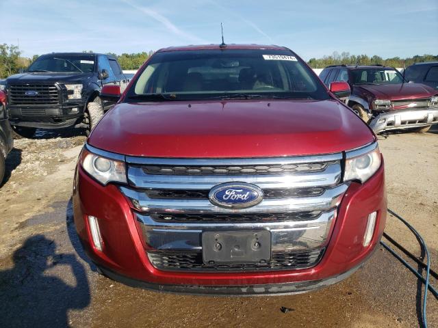 2FMDK3JC4EBB62589 - 2014 FORD EDGE SEL BURGUNDY photo 5