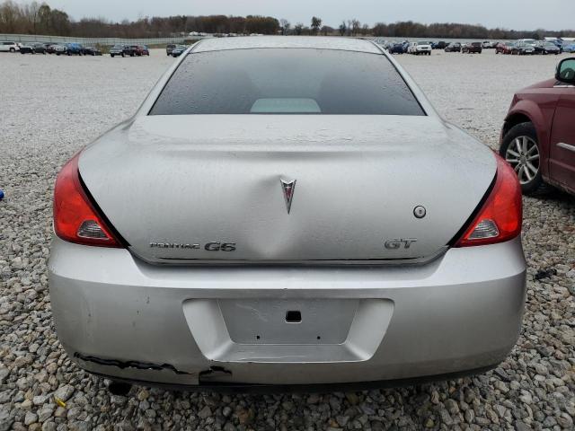 1G2ZH17N084268434 - 2008 PONTIAC G6 GT SILVER photo 6