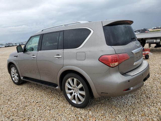 JN8AZ2NF1E9552746 - 2014 INFINITI QX80 GRAY photo 2