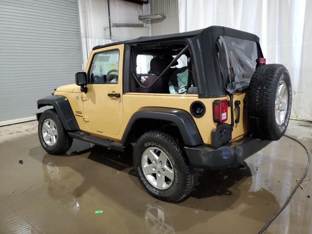 1C4AJWAG7EL206244 - 2014 JEEP WRANGLER SPORT TAN photo 2