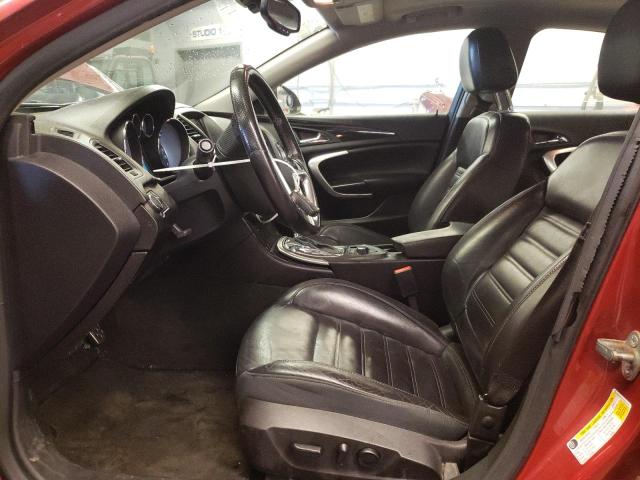 2G4GV5GV6D9243270 - 2013 BUICK REGAL GS Қызыл фото 7