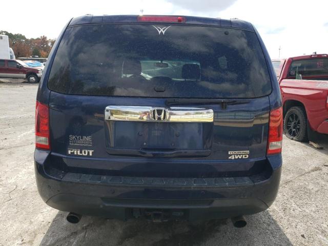 5FNYF4H99FB006515 - 2015 HONDA PILOT TOURING BLUE photo 6