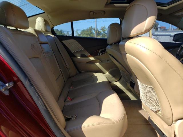 1G4GE5ED3BF292814 - 2011 BUICK LACROSSE CXS MAROON photo 10