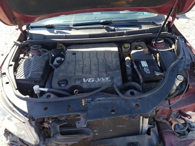 1G4GE5ED3BF292814 - 2011 BUICK LACROSSE CXS MAROON photo 11