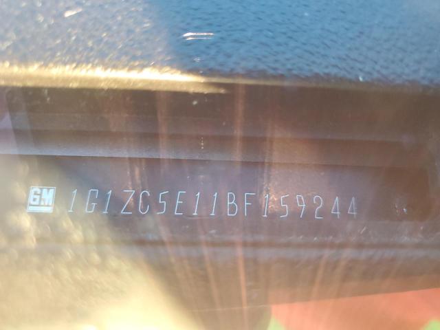 1G1ZC5E11BF159244 - 2011 CHEVROLET MALIBU 1LT SILVER photo 12