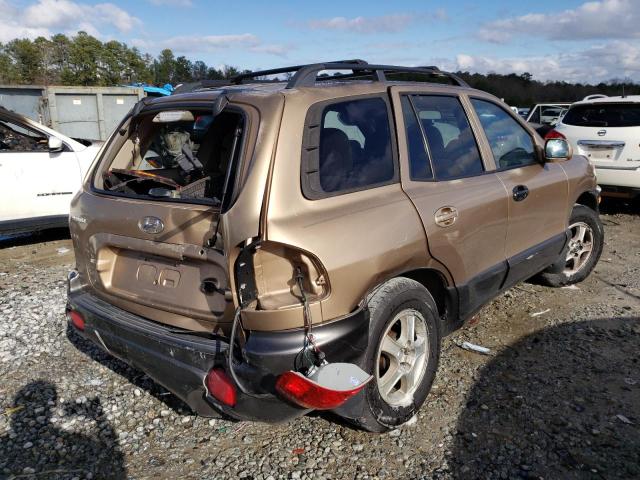 KM8SB12B23U342405 - 2003 HYUNDAI SANTA FE GL GOLD photo 3