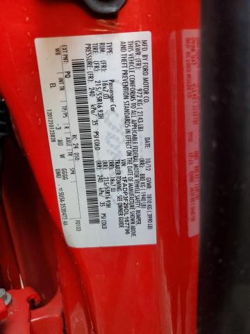 1FADP3F29DL167796 - 2013 FORD FOCUS SE RED photo 12