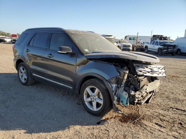 1FM5K7D81JGC69105 - 2018 FORD EXPLORER XLT GRAY photo 4