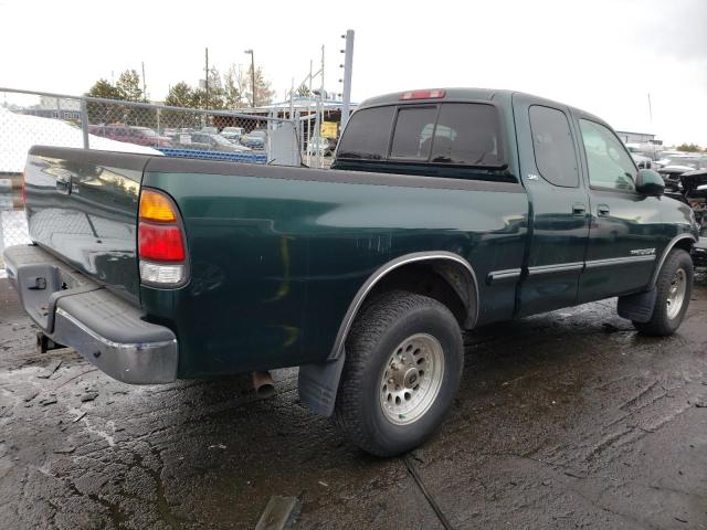 5TBBT4413YS125439 - 2000 TOYOTA TUNDRA ACCESS CAB GREEN photo 3