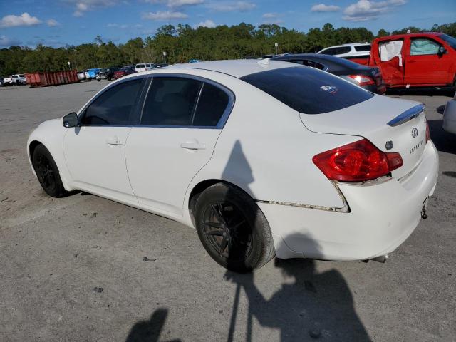 JN1CV6AR8DM763125 - 2013 INFINITI G37 WHITE photo 2