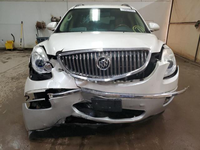 5GALRBED2AJ163062 - 2010 BUICK ENCLAVE CXL WHITE photo 5