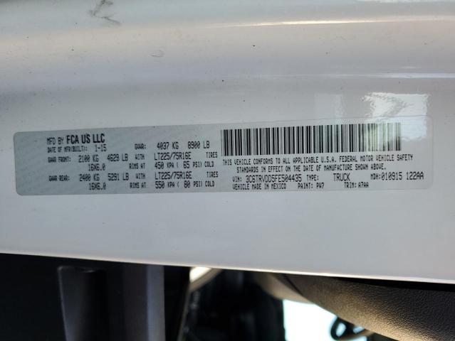 3C6TRVDD5FE504435 - 2015 RAM PROMASTER 2500 HIGH Blanc photo 13