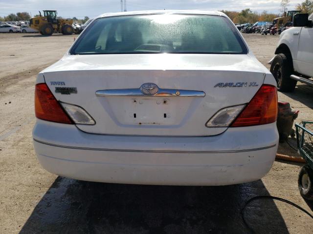 4T1BF28B62U248575 - 2002 TOYOTA AVALON XL WHITE photo 6