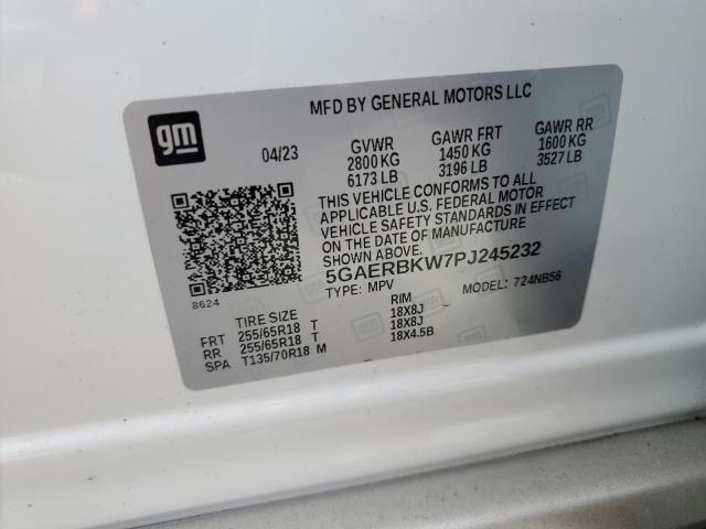 5GAERBKW7PJ245232 - 2023 BUICK ENCLAVE ESSENCE 白色 照片 14