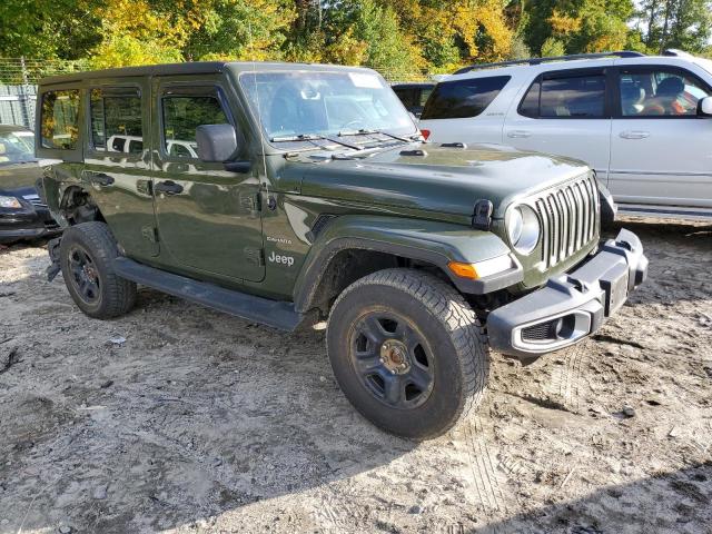 1C4HJXEN1MW692723 - 2021 JEEP WRANGLER U SAHARA GREEN photo 4