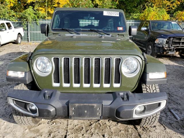 1C4HJXEN1MW692723 - 2021 JEEP WRANGLER U SAHARA GREEN photo 5