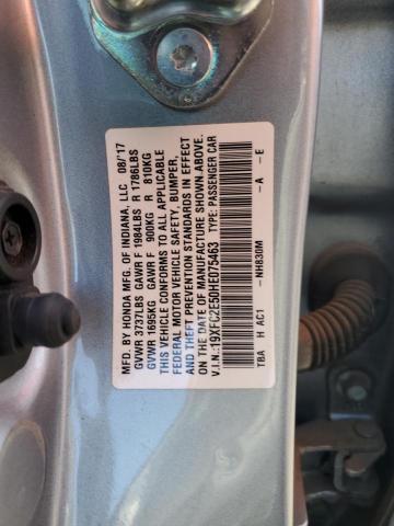 19XFC2E50HE075463 - 2017 HONDA CIVIC LX SILVER photo 12