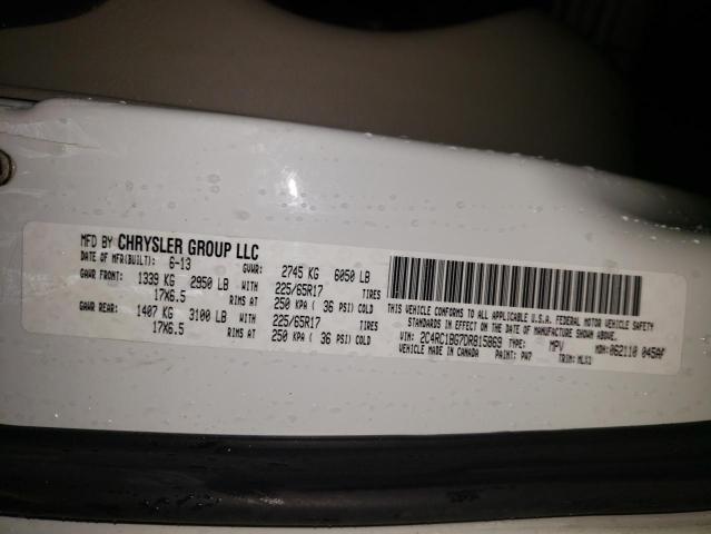 2C4RC1BG7DR815869 - 2013 CHRYSLER TOWN & COU TOURING თეთრი ფოტო 14