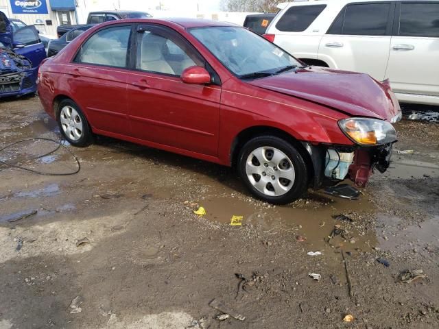 KNAFE221295590082 - 2009 KIA SPECTRA EX BURGUNDY photo 4