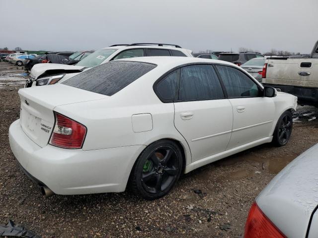 4S3BL676754205568 - 2005 SUBARU LEGACY GT LIMITED WHITE photo 3