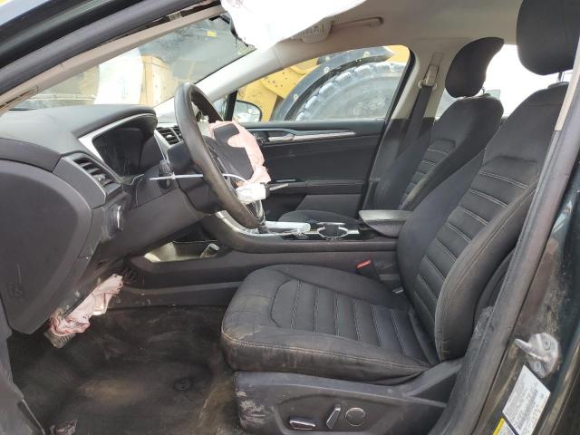 1FA6P0H75F5106386 - 2015 FORD FUSION SE GRAY photo 7