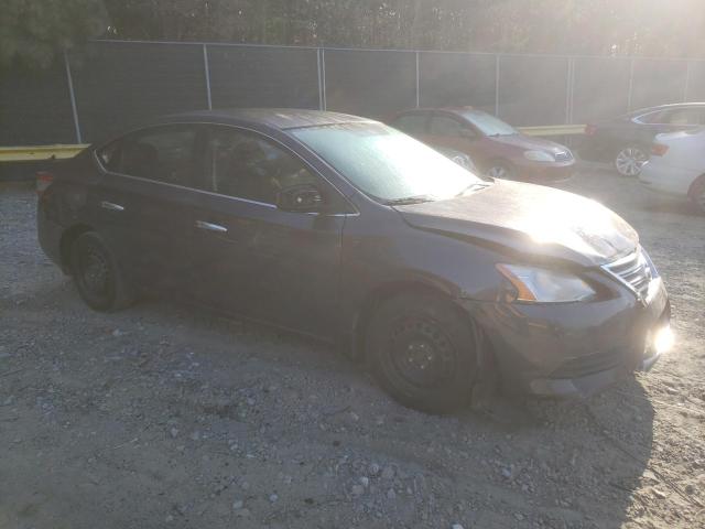 3N1AB7AP3EY218243 - 2014 NISSAN SENTRA S GRAY photo 4