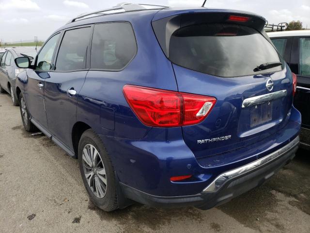 5N1DR2MN9HC618352 - 2017 NISSAN PATHFINDER S BLUE photo 2
