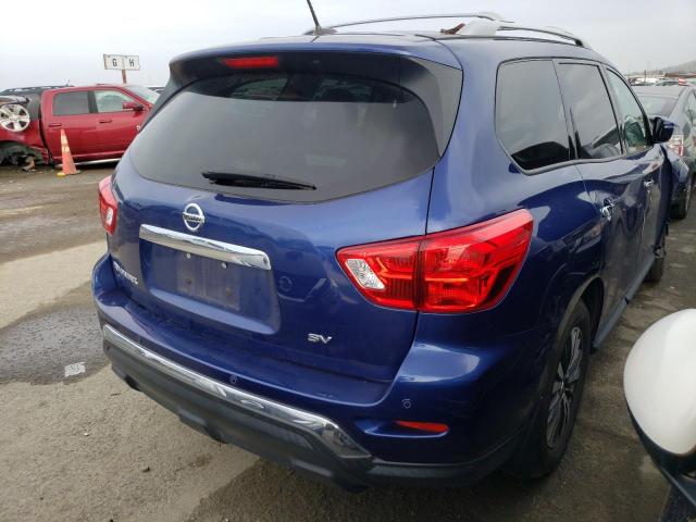 5N1DR2MN9HC618352 - 2017 NISSAN PATHFINDER S BLUE photo 3