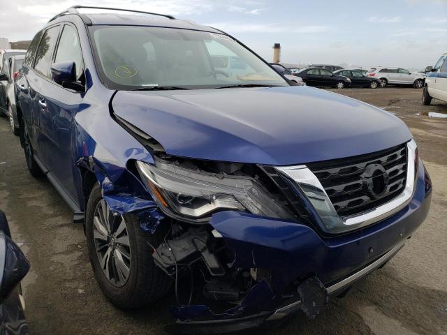 5N1DR2MN9HC618352 - 2017 NISSAN PATHFINDER S BLUE photo 4