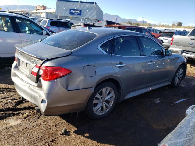 JN1AY1AR1BM570863 - 2011 INFINITI M56 X GRAY photo 3