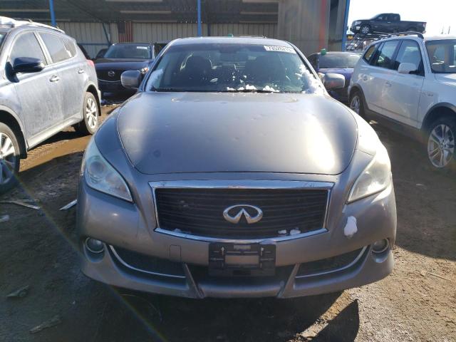 JN1AY1AR1BM570863 - 2011 INFINITI M56 X GRAY photo 5