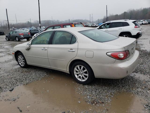 JTHBF30G120072798 - 2002 LEXUS ES 300 SILVER photo 2