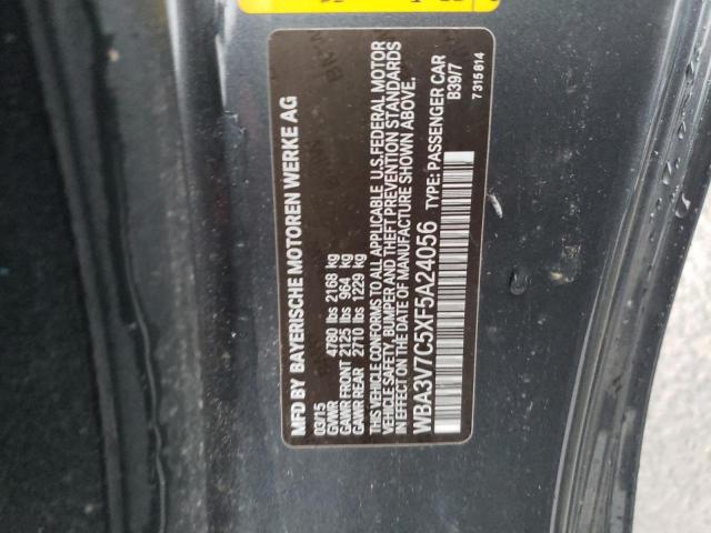 WBA3V7C5XF5A24056 - 2015 BMW 428 I SULEV Boz foto 12