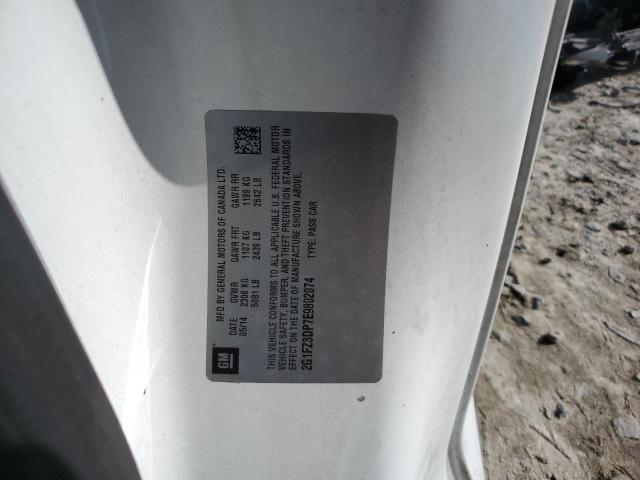 2G1FZ3DP7E9802074 - 2014 CHEVROLET CAMARO ZL1 WHITE photo 13