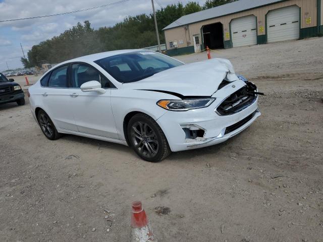 3FA6P0CD6LR195875 - 2020 FORD FUSION SEL WHITE photo 4