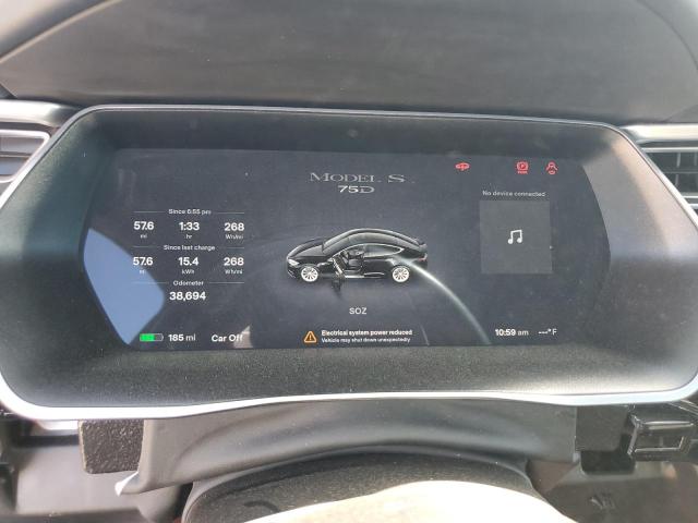 5YJSA1E23HF234152 - 2017 TESLA MODEL S Սև լուսանկար 9