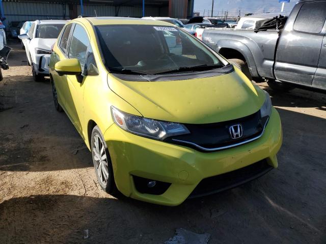 JHMGK5H74GS003469 - 2016 HONDA FIT EX YELLOW photo 4