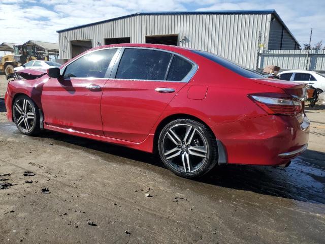 1HGCR2F16HA223679 - 2017 HONDA ACCORD SPORT SPECIAL EDITION RED photo 2