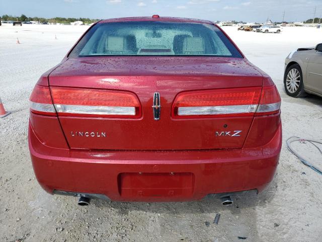 3LNHL2GC9CR834550 - 2012 LINCOLN MKZ RED photo 6