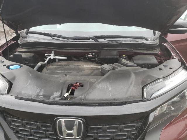 5FNYF8H50KB022732 - 2019 HONDA PASSPORT EXL برغندي صورة 12