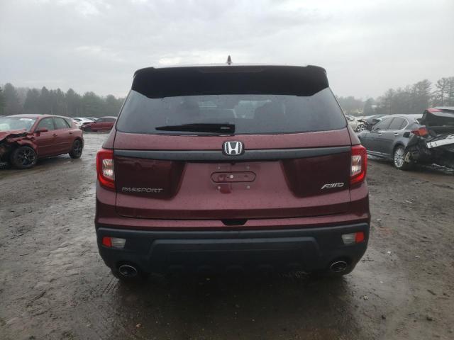 5FNYF8H50KB022732 - 2019 HONDA PASSPORT EXL برغندي صورة 6