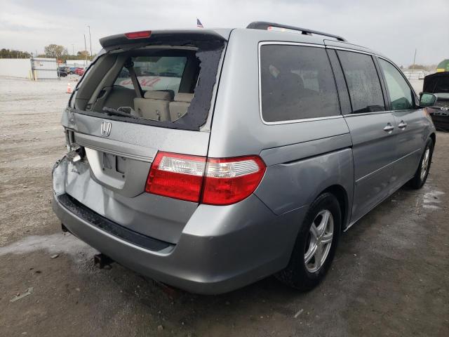 5FNRL38406B098545 - 2006 HONDA ODYSSEY EX TURQUOISE photo 3