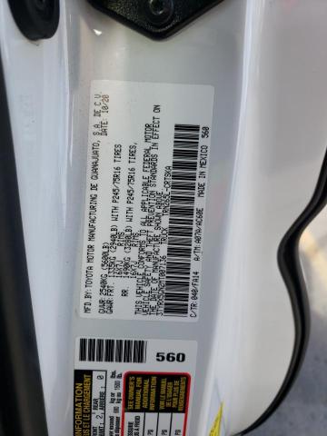 3TYRX5GN2MT007136 - 2021 TOYOTA TACOMA ACCESS CAB თეთრი ფოტო 12