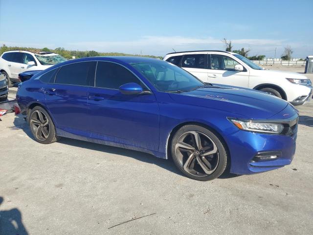 1HGCV1F38KA031405 - 2019 HONDA ACCORD SPORT BLUE photo 4