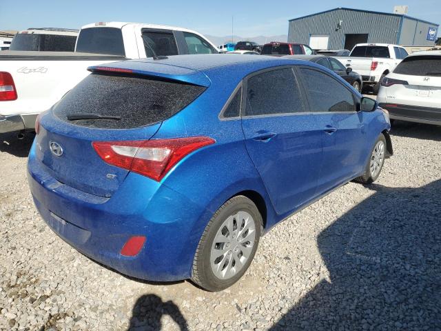 KMHD35LH0HU356777 - 2017 HYUNDAI ELANTRA GT BLUE photo 3