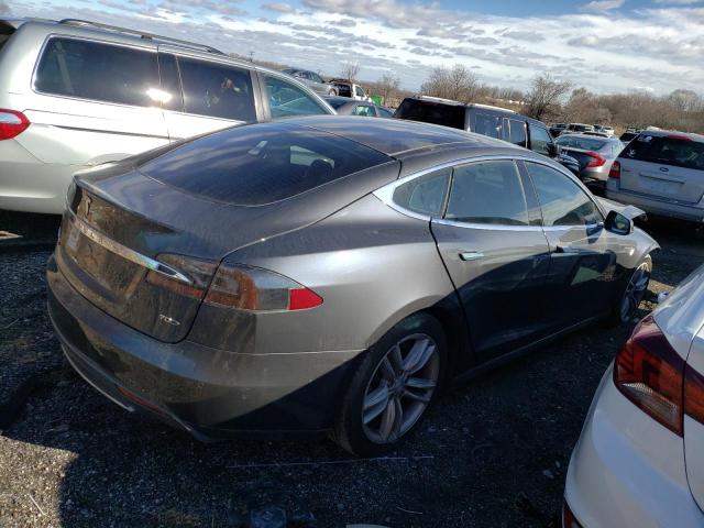 5YJSA1E2XFF102079 - 2015 TESLA MODEL S Սև լուսանկար 3