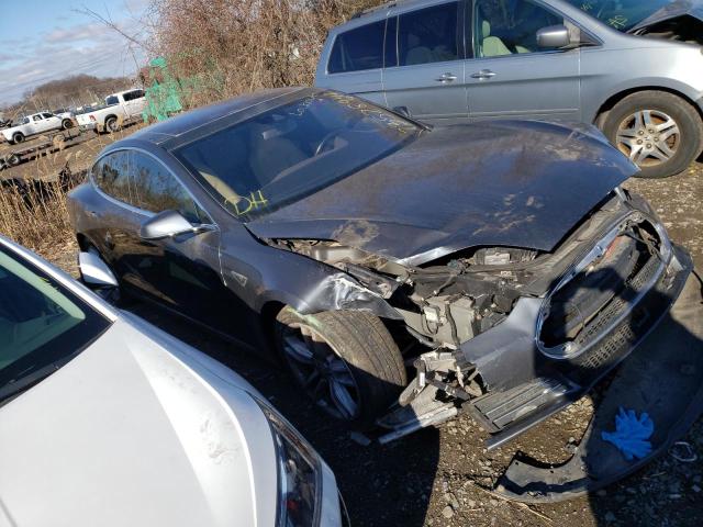 5YJSA1E2XFF102079 - 2015 TESLA MODEL S Սև լուսանկար 4
