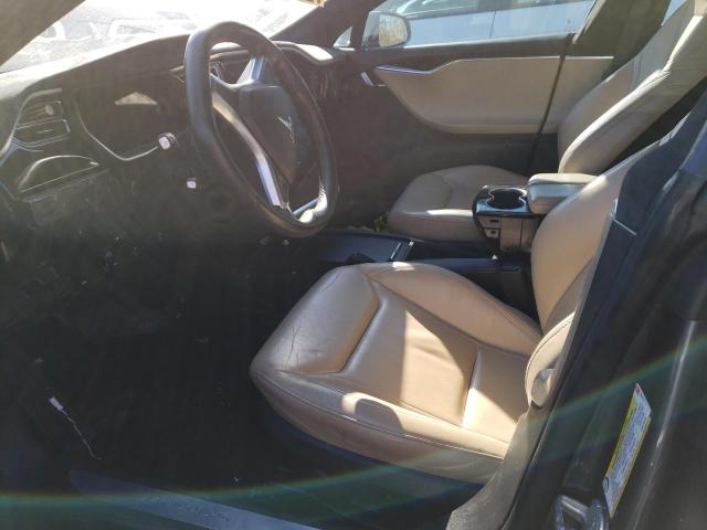 5YJSA1E2XFF102079 - 2015 TESLA MODEL S Սև լուսանկար 7